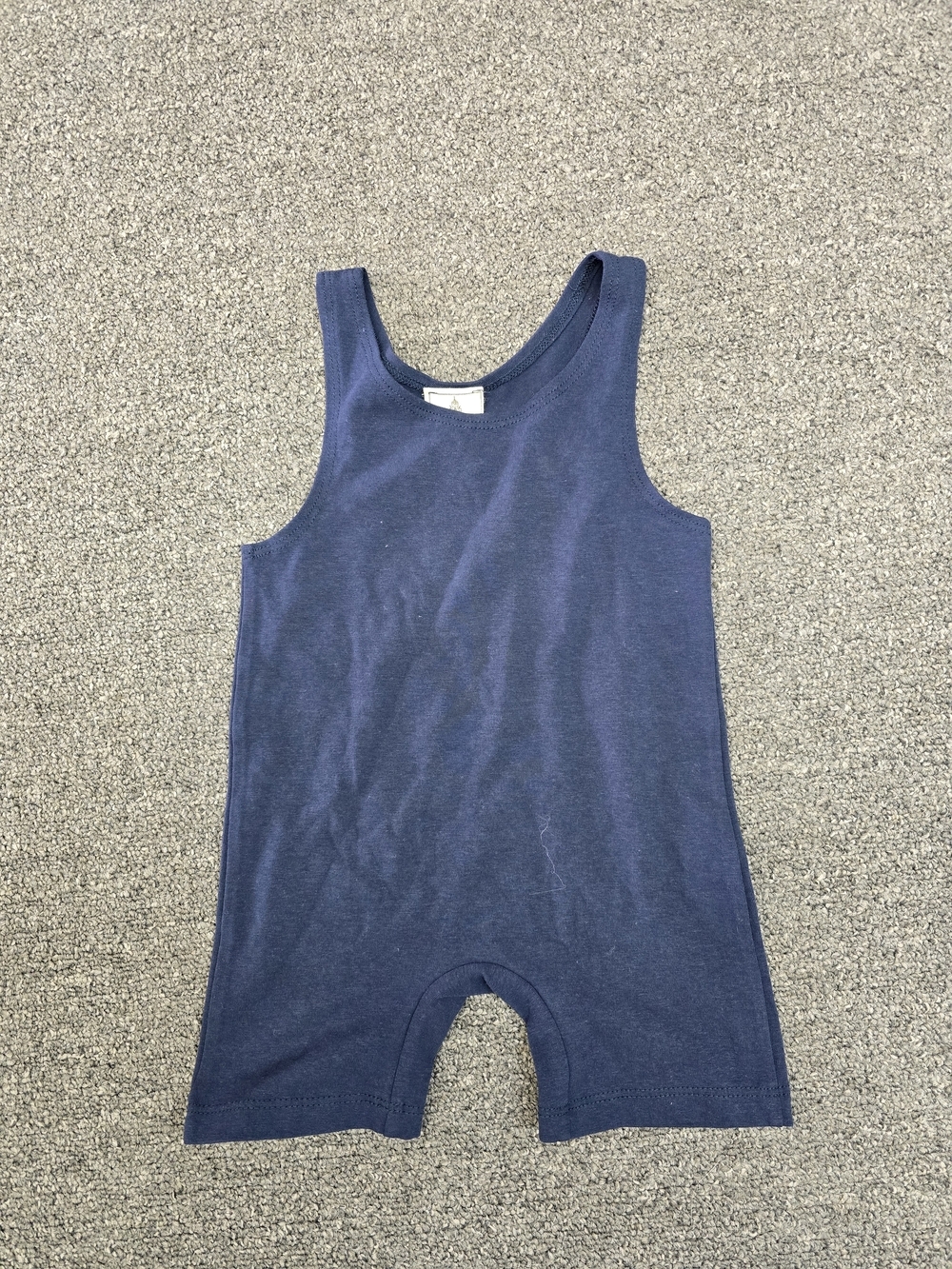 Dagmar Daley Navy Blue Sleeveless Toddler Romper
